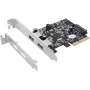 Adaptador PCIe x2 low-profile EXSYS EX-12001-2 USB 3.2 Gen 2x2