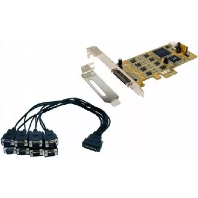 Placa serial PCIe EXSYS EX-45368 8S RS-232/422/485 incl. suporte low-profile (SystemBase)