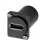Adaptador de encastrar EXSYS EX-49170 DisplayPort para conector fêmea Mini DisplayPort, 4K UHD