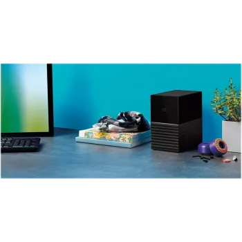 Disco externo Western Digital My Book Duo 28TB RAID USB-C preto WDBFBE0280JBK