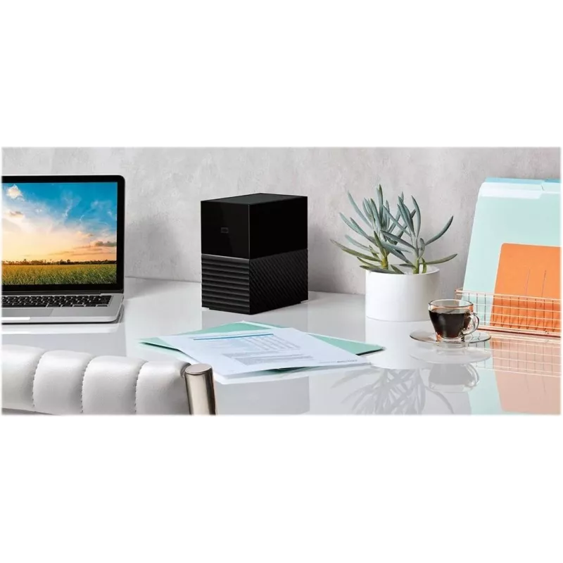 Disco externo Western Digital My Book Duo 28TB RAID USB-C preto WDBFBE0280JBK