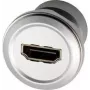 Adaptador de encastrar EXSYS EX-49190 metal, conector fêmea HDMI para conector fêmea