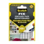 Quadrados de montagem 3M Scotch-Fix 11 mm x 15 mm branco pack de 64 7100263372
