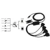 Adaptador EXSYS EX-1324 USB 2.0 para 4 portas RS-232 Série, caixa metálica, chipset FTDI, 921,6 Kbps, conector macho DB9