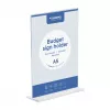 Expositor de mesa EUROPEL Budget DIN A5, frente e verso, poliestireno, transparente 351006
