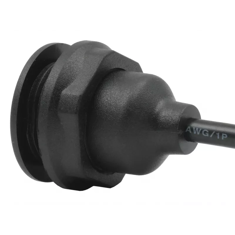 Cabo adaptador de encastrar EXSYS EX-49220 USB 3.2 Gen 1, conector fêmea Type-A para conector macho, 30 cm, preto
