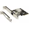 Adaptador de rede EXSYS EX-6061-2 Dual 10GbE PCIe x4 Low-Profile