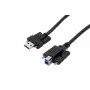 Cabo USB 3.0 EXSYS EX-K1572V, 2m, conector macho Type-A para conector macho Type-B, preto