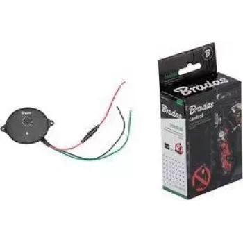 Repelente ultrassónico de ratos e martas Bradas CTRL-AN201B para bateria de veículo 12V, preto