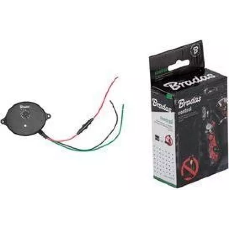 Repelente ultrassónico de ratos e martas Bradas CTRL-AN201B para bateria de veículo 12V, preto