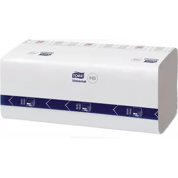 Toalhas de mão TORK PeakServe® Continuous™ H5 Interfold, 1 folha, branco, 4920 toalhas (100585)