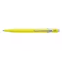 Caran d'Ache 849 PopLine Fluo esferográfica, amarelo fluorescente, tinta azul, média 849.470
