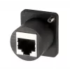 Adaptador EXSYS EX-49150 tipo D conector fêmea RJ45 para fêmea, CAT.5e