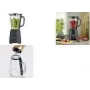 Batedeira de copo SEVERIN SM 3722, 600 W, preto mate, jarro de vidro removível de 1,5 L sem BPA, tampa com copo medidor, lâminas de aço inoxidável, 2 velocidades, função pulsar, trituração de gelo