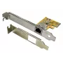 Placa PCI Express Gigabit Ethernet EXSYS EX-6071C, 1x RJ45, Realtek, suporte Low Profile incluído