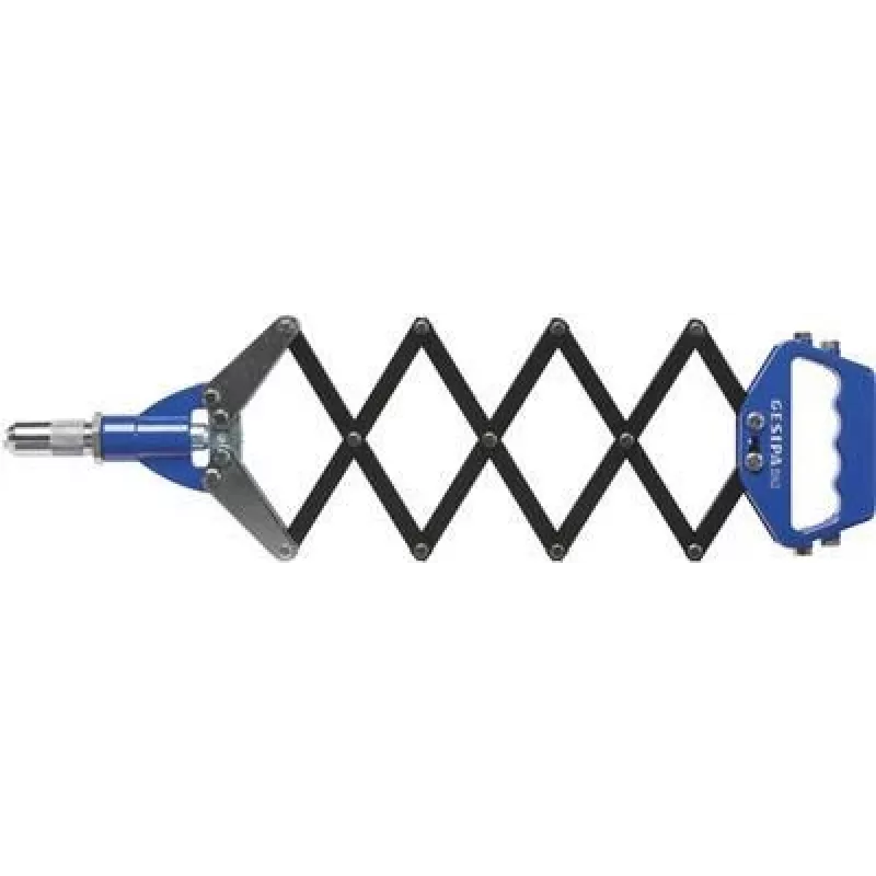 Rebitadeira GESIPA SN 2 para rebites 3,0-6,4 mm com 7 bicos 7120028