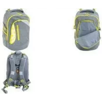 Mochila escolar FABER-CASTELL EBERHARD FABER X-Style 28L cinzento/amarelo néon 577637