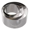 Aros de cozinha redondos Metaltex em aço inoxidável, conjunto de 3, prateados, 45 mm de altura 204536010