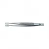 C.K Tools T2364 pinça industrial 120 mm aço inoxidável ponta fina reta antimagnética resistente a ácidos