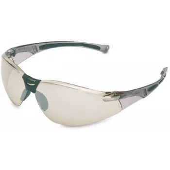 Honeywell Safety 1015350 óculos de proteção com lente espelhada prateada, proteção lateral e superior, resistente a riscos, proteção UV, EN 166