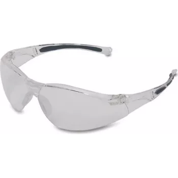 Honeywell Safety 1015350 óculos de proteção com lente espelhada prateada, proteção lateral e superior, resistente a riscos, proteção UV, EN 166