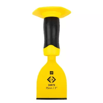 C.K Tools T3087S 3 formão plano 75 mm largura da lâmina, 220 mm comprimento, haste hexagonal