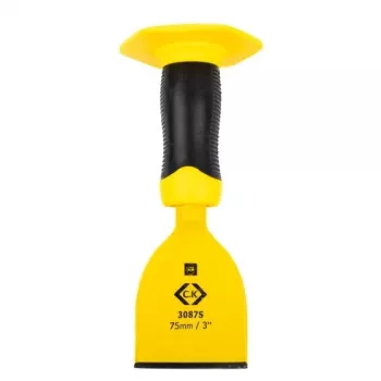 C.K Tools T3087S 3 formão plano 75 mm largura da lâmina, 220 mm comprimento, haste hexagonal