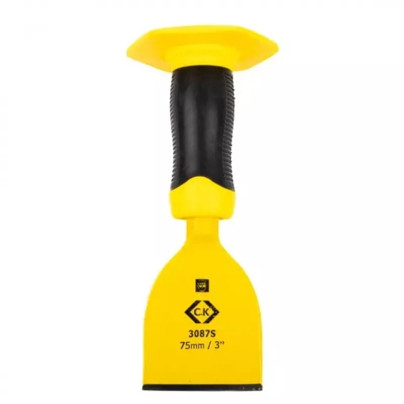 C.K Tools T3087S 3 formão plano 75 mm largura da lâmina, 220 mm comprimento, haste hexagonal