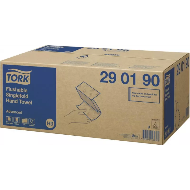 Rolo de toalhas de mão Tork 290190 Advanced 2 folhas, branco, 150 m, 6 rolos