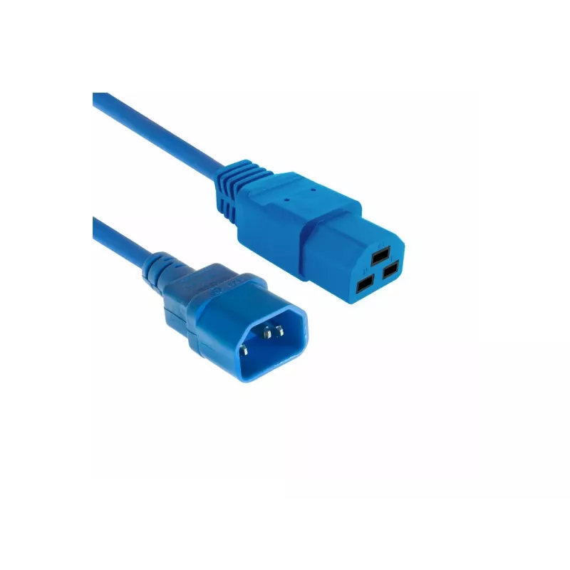 Cabo de alimentação ACT C14 - C21 IEC60320 azul 2,5 m (AK5383)