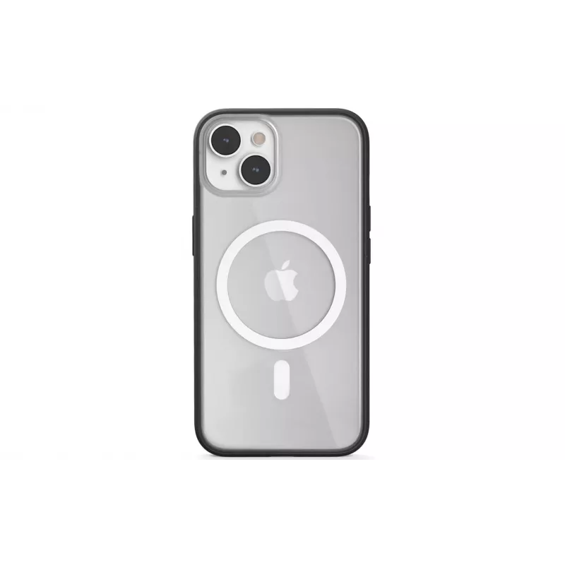 Capa Woodcessories ECO643 para iPhone 14 Plus - Cobertura traseira ecológica preta e transparente