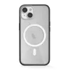 Capa Woodcessories ECO643 para iPhone 14 Plus - Cobertura traseira ecológica preta e transparente