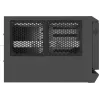 Caixa de servidor de armazenamento SilverStone CS381 Micro-ATX, 8 baías hot-swap de 3,5 polegadas, preta