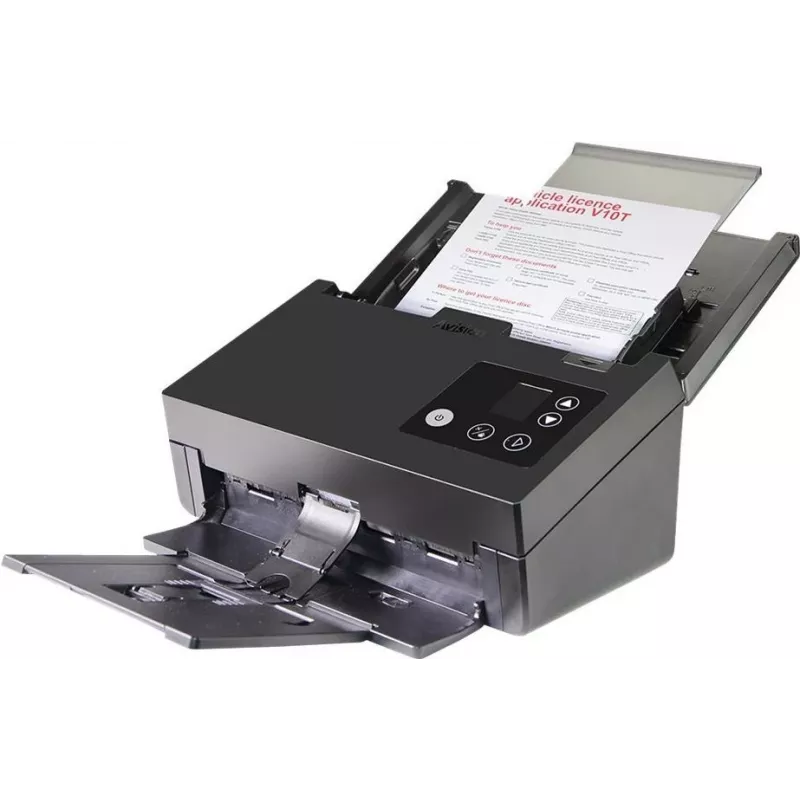 Digitalizador de documentos duplex Avision AD370NW – 70 ppm, ADF de 100 folhas, USB 3.2 Gen 1, Gigabit-LAN, WLAN