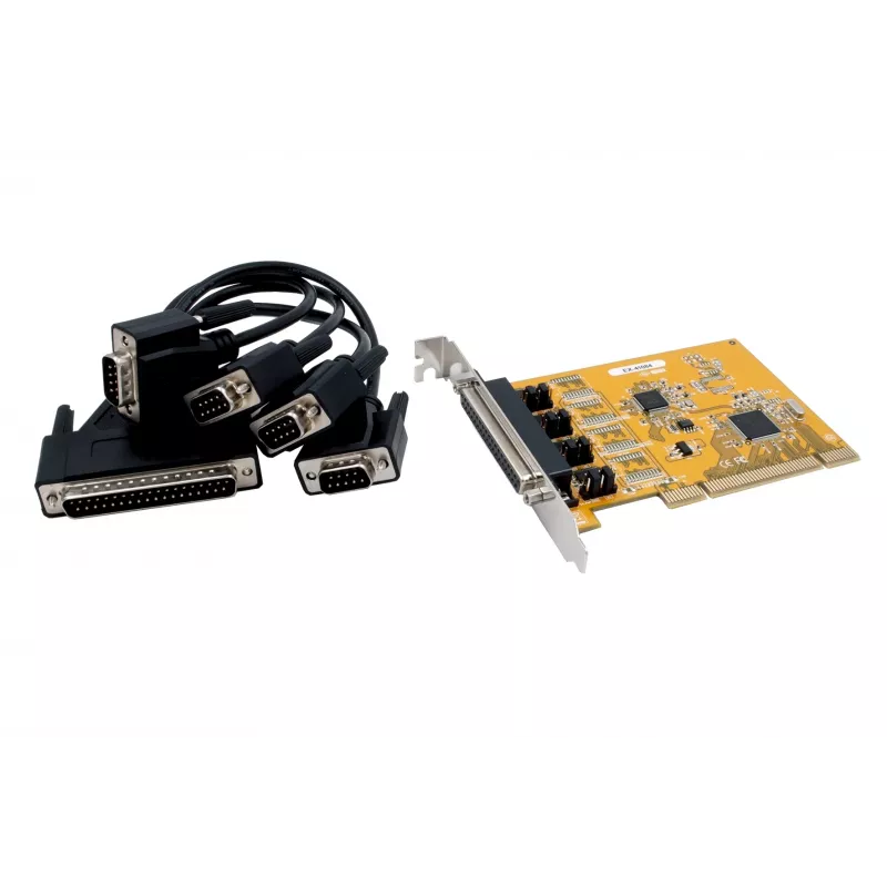 EXSYS Placa Serial PCI RS-232 de 4 portas com chipset FTDI (EX-41084)