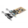 Placa serial PCI EXSYS EX-42034IS 4 portas RS-232/422/485 com proteção contra sobretensão e isolamento ótico