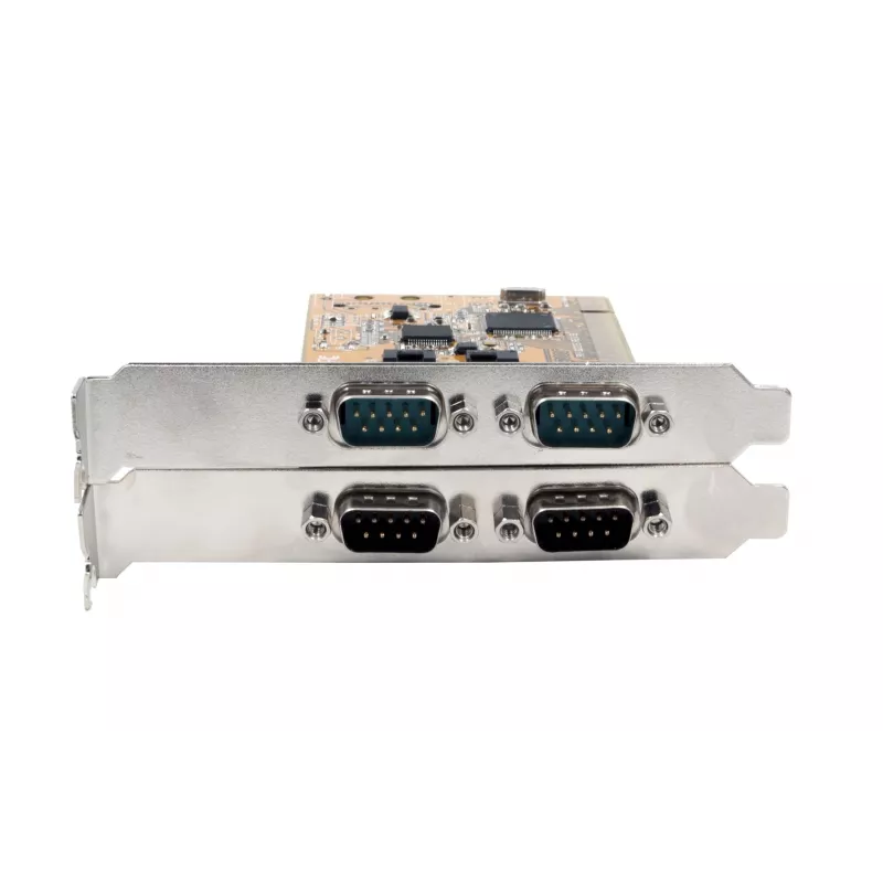 Placa serial PCI EXSYS EX-42034IS 4 portas RS-232/422/485 com proteção contra sobretensão e isolamento ótico