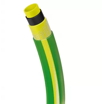 Mangueira de jardim Bradas REFLEX, 1/2 polegadas, 50 m, 5 camadas com reforço de poliéster TRICOT, verde/amarelo WFR1/250