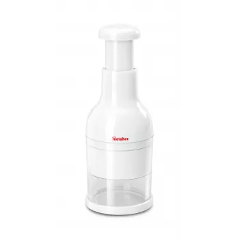 Cortador de cebola Metaltex Twist, branco - cortador manual de legumes com lâminas de aço inoxidável extra afiadas 251305014