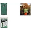 Saco de jardim dobrável Bradas PICK-UP 270L verde resistente a rasgos repelente à água TQ-B270