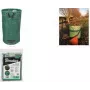 Saco de jardim dobrável Bradas PICK-UP 270L verde resistente a rasgos repelente à água TQ-B270