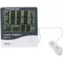 Bradas WL-M21 White Line Estação Meteorológica Digital com sensor externo de temperatura sem fios, temperatura interior/exterior -10°C a 70°C, Branco