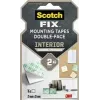 Quadrados de montagem 3M Scotch-Fix para interior 25 mm x 25 mm branco (pack de 12) 7100263584