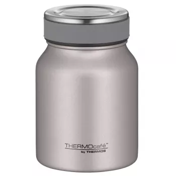 THERMOS TC Food Jar 0,5L rosa recipiente de alimentos de aço inoxidável com isolamento a vácuo, à prova de fugas, superfície emborrachada 4077.371.050