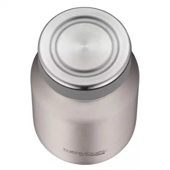 THERMOS TC Food Jar 0,5L rosa recipiente de alimentos de aço inoxidável com isolamento a vácuo, à prova de fugas, superfície emborrachada 4077.371.050
