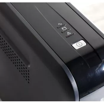 UPS Riello iDialog IDG 600 - 600 VA Line-Interactive, 4 saídas Schuko, USB, torre, preto