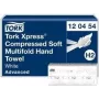 Toalhas de papel TORK Xpress Multifold, 212 x 320 mm, sistema de dobra W H2, Advanced, tissue, gofrado, branco - 1 pacote (600454)