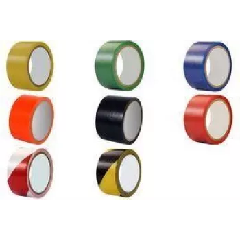 Fita de marcação de piso RILLPRINT 50 mm x 33 m vermelho/branco PVC T61808