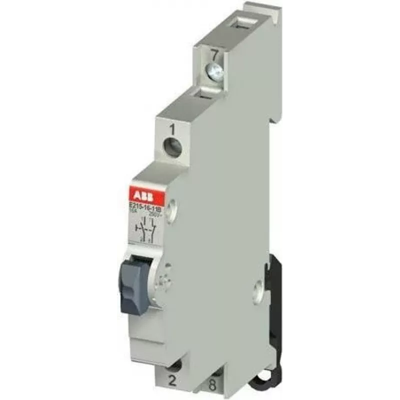 Interruptor principal seccionador ABB E217-16-10B 1P 16A 230V AC calha DIN 2CCA703160R0001