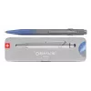 Caneta esferográfica Caran d'Ache 849 Storm Blue Claim Your Style 5th Edition média tinta azul NM849.589